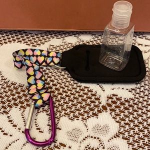 Plastic empty bottle/pouch/clip - NWOT